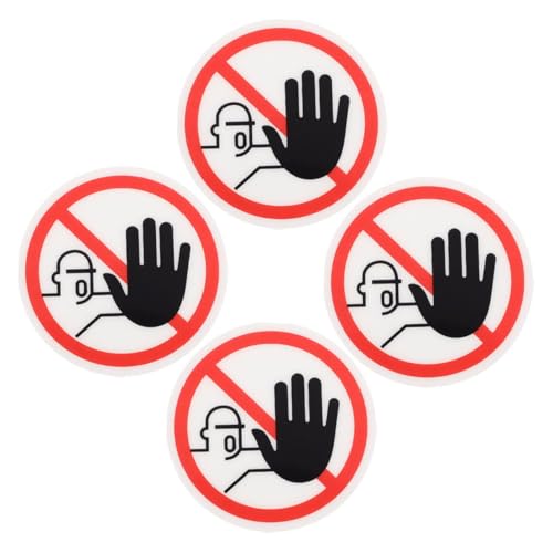 ERINGOGO 4 Stück Teiliges Warnschild Selbstklebende Sicherheitshinweise PVC Warnaufkleber Für Geräte Gefahrenbereiche Entfernbare Sicherheitskennzeichnung ERINGOGO 4 Stück Teiliges Warnschild Selbstklebende Sicherheitshinweise PVC Warnaufkleber Für Geräte Gefahrenbereiche Entfernbare Sicherheitskennzeichnung von ERINGOGO