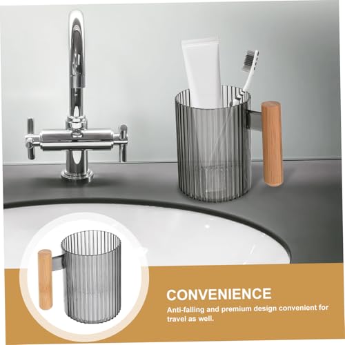 ERINGOGO 4 Stück Zahnbürstenbecher aus Robustem Kunststoff Wiederverwendbare Mundspülbecher mit Großem Fassungsvermögen Praktischer Badbecher für Reise Camping und Badezimmer Transparent ERINGOGO 4 Stück Zahnbürstenbecher aus Robustem Kunststoff Wiederverwendbare Mundspülbecher mit Großem Fassungsvermögen Praktischer Badbecher für Reise Camping und Badezimmer Transparent von ERINGOGO