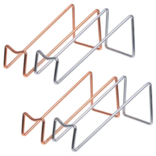 ERINGOGO 4stücke Weinflaschenregal Aus Metall Modernes Weinregal Kleines Weinregal Weinflaschenhalter Stabiler Design -weinhalter Weinflaschenregal Einzelnes Flaschenhalter Für Haus Und von ERINGOGO