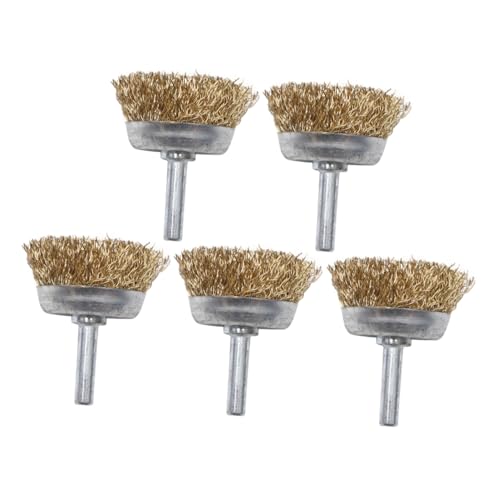 ERINGOGO 5 Stück Teiliges Edelstahl Drahtbürsten für Handbohrmaschine Langlebiger Polier und Schleifkopf Vielseitig für Metallreinigung Entrosten Entgraten und Oberflächenpolitur bei ERINGOGO 5 Stück Teiliges Edelstahl Drahtbürsten für Handbohrmaschine Langlebiger Polier und Schleifkopf Vielseitig für Metallreinigung Entrosten Entgraten und Oberflächenpolitur bei von ERINGOGO