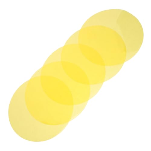 ERINGOGO 5 Stück Teiliges Farbwechsel Lichtdiffusor Folien Selbstklebende Transparente Pet Lichtfilter für Spots Hohe Lichtdurchlässigkeit Langlebig Vielseitig Einsetzbar für Wohnzimmer von ERINGOGO
