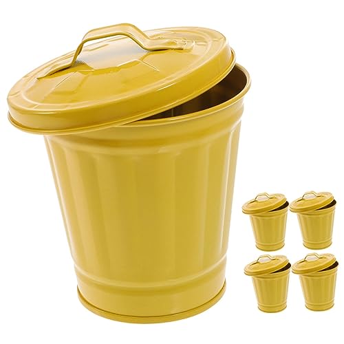 ERINGOGO 5 Stück Teiliges Miniatur abfalleimer Deckel Vielseitiger Desktop tiny garbage container für Büro Wohnzimmer Schlafzimmer Dekorativ als Blumentopf oder Aufbewahrung ERINGOGO 5 Stück Teiliges Miniatur abfalleimer Deckel Vielseitiger Desktop tiny garbage container für Büro Wohnzimmer Schlafzimmer Dekorativ als Blumentopf oder Aufbewahrung von ERINGOGO