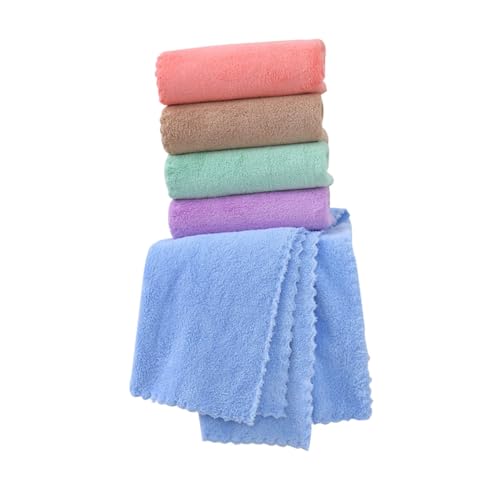 ERINGOGO 5 Stück Teiliges Saugfähige Hamster Badematten aus Weichem Fleece als Käfigeinlage Schlafdecke und Handtuch für Kleine Haustiere Schnell Trocknend und Warm von ERINGOGO