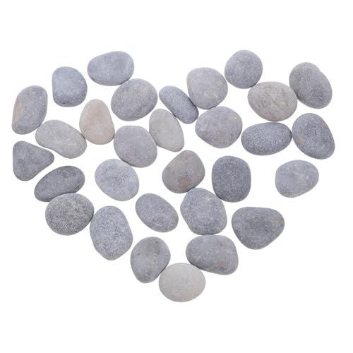 ERINGOGO 50 Stück Teiliges Malsteine Glatte Bemalbare Flusskiesel in Mischfarben DIY Handbemalte Steine für Kreative Zeichnungen Garten und Deko zum Basteln von ERINGOGO