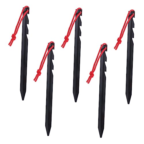 ERINGOGO 5Stücke Camping Zeltpfähle Einstellbare Metallzelt Pegs für Outdoor für Strand und Boden Robust für Zeltfixierung ERINGOGO 5Stücke Camping Zeltpfähle Einstellbare Metallzelt Pegs für Outdoor für Strand und Boden Robust für Zeltfixierung von ERINGOGO
