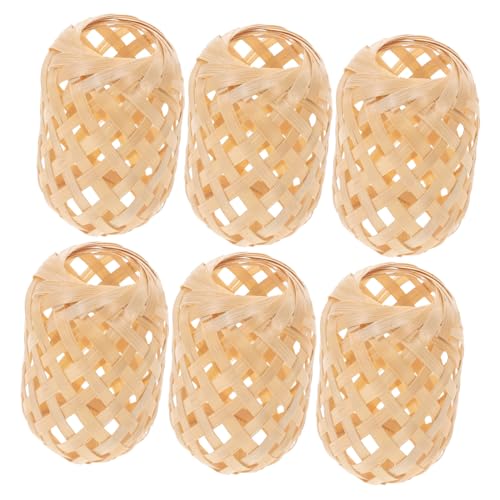 ERINGOGO 6 Stück Bambuslaterne Mini-Laterne Geflochtene Laternen Material Für Miniaturlaternen Basteln Laterne Herstellen Kleine Laterne Aus Bambusgeflecht Miniatur-Laterne Beige ERINGOGO 6 Stück Bambuslaterne Mini-Laterne Geflochtene Laternen Material Für Miniaturlaternen Basteln Laterne Herstellen Kleine Laterne Aus Bambusgeflecht Miniatur-Laterne Beige von ERINGOGO