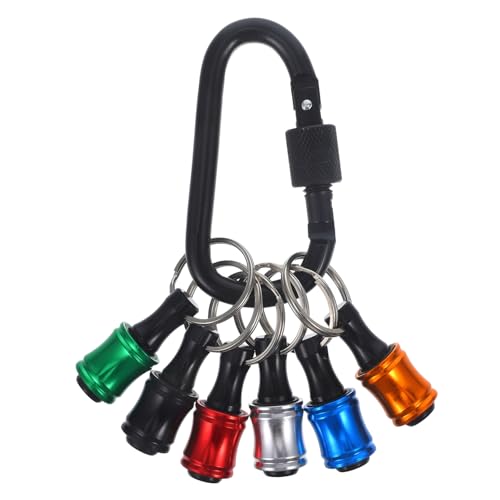 ERINGOGO 6 Stück Teiliges Edelstahl Bit Holder Verlängerung mit Schnellverschluss Stecknuss Adapter Robust und Vielseitig für Effizientes Schrauben in Werkstatt und Haushalt Inklusive von ERINGOGO