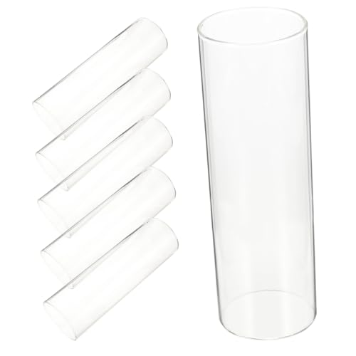 ERINGOGO 6 Stück Teiliges Glaszylinder Vasen Klar Multifunktionale Blumenvase und Schwimmender Kerzenhalter Abgerundete Kanten Sicher für Tischdeko Zuhause Büro Badezimmer Wohnzimmer ERINGOGO 6 Stück Teiliges Glaszylinder Vasen Klar Multifunktionale Blumenvase und Schwimmender Kerzenhalter Abgerundete Kanten Sicher für Tischdeko Zuhause Büro Badezimmer Wohnzimmer von ERINGOGO