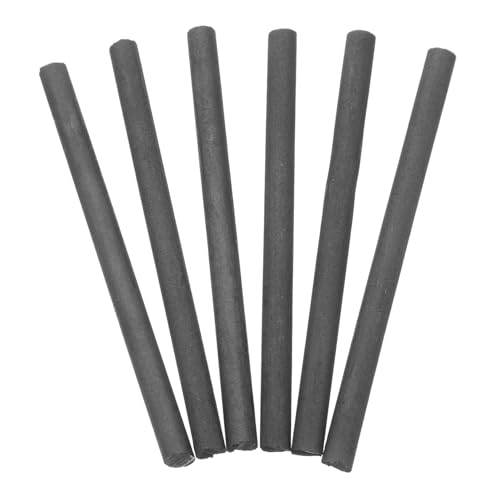 ERINGOGO 6 Stück Teiliges Graphite Carbon Rods Zylindrische Graphitstäbe Schwerlast Rührstäbe für Metallurgie Gießen Schmuckherstellung Laborgebrauch von ERINGOGO