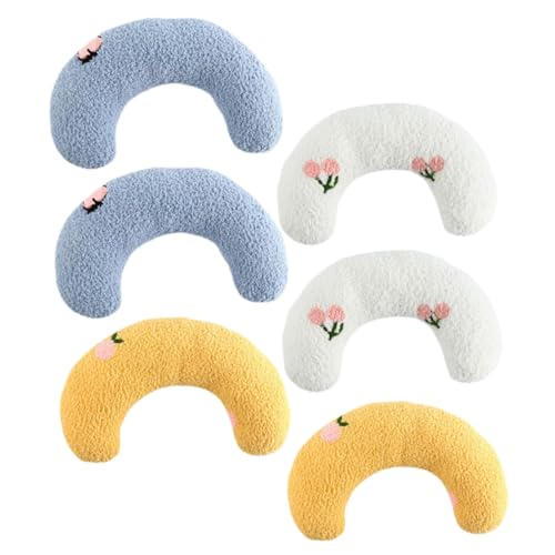 ERINGOGO 6 Stück Teiliges Katzen Nackenkissen U Förmig und Hautfreundlich mit Halswirbelsäulenschutz für Drinnen Geeignet für Ältere Dünne und Behinderte Katzen Atmungsaktiv und von ERINGOGO