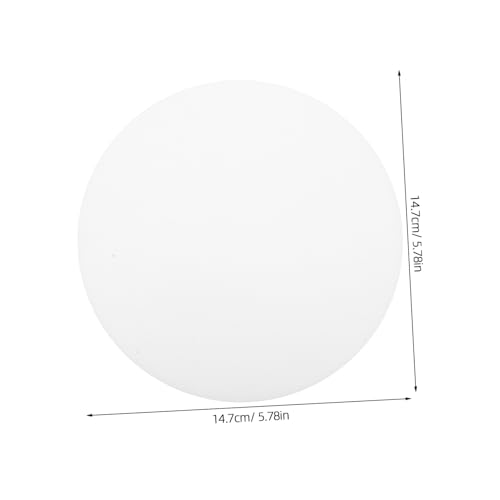 ERINGOGO 6 Stück Teiliges LED Deckenstrahler Diffusionsplatten Flach kurven PC Abdeckung Lichtstreuung Ersatz für Einbauleuchten Einfache Montage Kompatibilität von ERINGOGO