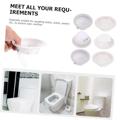 ERINGOGO 6 Stück Teiliges Squatting Pan Deckel aus Verschleißfestem Geruchsdicht und Langlebig Passend für Abfluss Einfacher Einbau Geruchsneutralisierend für Hocktoiletten und Wc abflüsse ERINGOGO 6 Stück Teiliges Squatting Pan Deckel aus Verschleißfestem Geruchsdicht und Langlebig Passend für Abfluss Einfacher Einbau Geruchsneutralisierend für Hocktoiletten und Wc abflüsse von ERINGOGO
