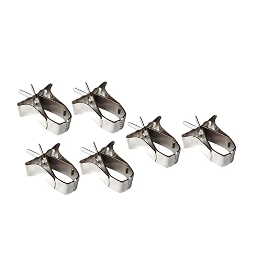 ERINGOGO 6 Stück Teiliges Vogelkäfig Obst Gemüse Clips Wiederverwendbar Robuste Futterhalter Für Papageien Sittiche Kleintiere Multifunktionale Haushaltsklammern von ERINGOGO