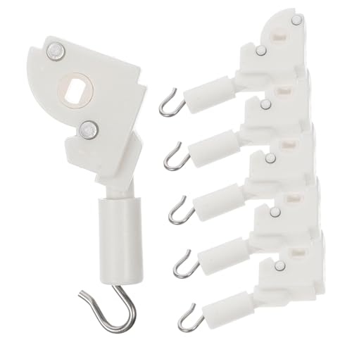 ERINGOGO 6 Stück Teiliges Wand Clip Ersatzteile für Horizontale Jalousien Stabiler Fensterrollo Drehmechanismus Einfache Montage Kompatibel mit Blind Tilt Hook Weiß Praktische von ERINGOGO