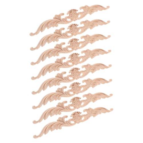 ERINGOGO 8stücke Teiliges Europäischer Holzapplikationen Für Möbel Dekorative Geschnitzte Ornamente Für Türen Schränke Und Betten Einfache Montage Eleganter Stil Naturholz ERINGOGO 8stücke Teiliges Europäischer Holzapplikationen Für Möbel Dekorative Geschnitzte Ornamente Für Türen Schränke Und Betten Einfache Montage Eleganter Stil Naturholz von ERINGOGO