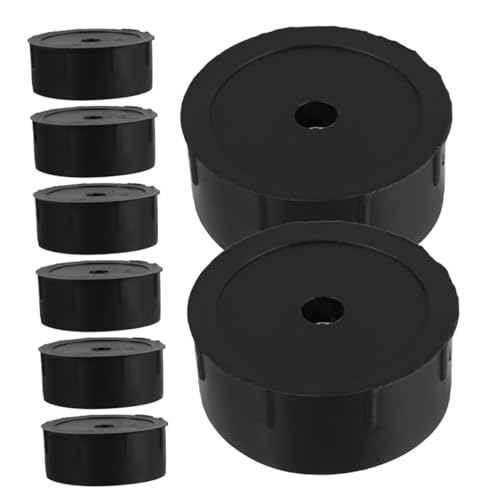 ERINGOGO 8stücke Kratzbaumersatzteile Schwarze Kunststoff-lochstopfen Zur Reparatur Von Kratzbäumen Und Verbindung Von Pfosten Und Endkappen Für Verbesserte Stabilität Und Langlebigkeit von ERINGOGO