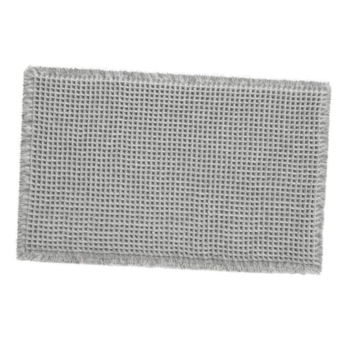 ERINGOGO Absorbierender Badematte rutschfeste Badezimmermatte mit Weichem Flor Schnelltrocknend Hautfreundlich Wasseraufnehmend für Dusche und Wc Boden Pflegeleicht und Dekorativ von ERINGOGO