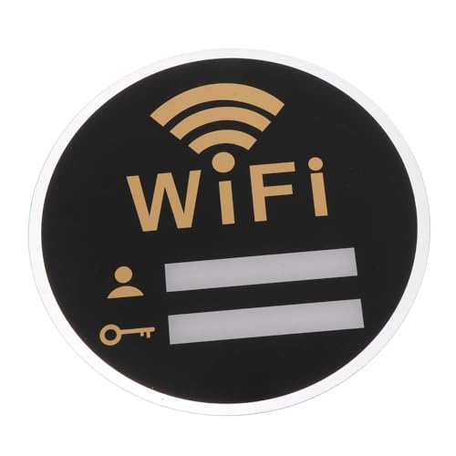 ERINGOGO Acryl Wifi Wandzeichen Praktisches Wlan Passwort Schild für Zuhause Hotel Sichere Acryltafel zur Einfachen Passwortanzeige und Kundeninformation ERINGOGO Acryl Wifi Wandzeichen Praktisches Wlan Passwort Schild für Zuhause Hotel Sichere Acryltafel zur Einfachen Passwortanzeige und Kundeninformation von ERINGOGO