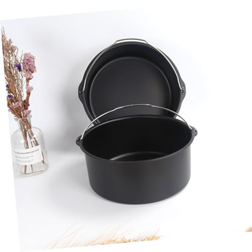 ERINGOGO Antihaftbeschichteter Air Fryer Cake Basket Kompakter Spülmaschinenfester Backkorb für Kuchen Praktisches Kitchen Gadget für Zuhause Restaurant und Hotelgebrauch von ERINGOGO