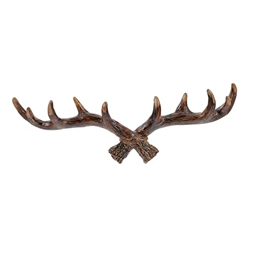 ERINGOGO Antler Wandhaken Retro Resin Hirschgeweih Garderobenhaken Mittelgroß Dunkel Robust für Flur Wohnzimmer Badezimmer Platzsparend Dekorativ ERINGOGO Antler Wandhaken Retro Resin Hirschgeweih Garderobenhaken Mittelgroß Dunkel Robust für Flur Wohnzimmer Badezimmer Platzsparend Dekorativ von ERINGOGO