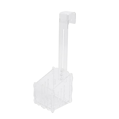 ERINGOGO Aquarium Pflanzenbecher mit Haken Klein Transparent Langlebig Wiederverwendbar für Wasserpflanzen Aquarien Dekoration und Gartengestaltung von ERINGOGO