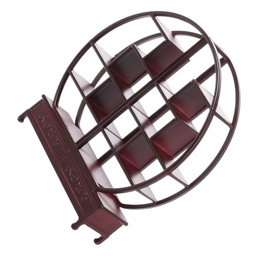 ERINGOGO Bogu-Rack-Modell möbel deko rundes Kuriositätenkabinett Kuriositätenregale rundes Wandregal Kreis Bücherregal Curio -Schränke runde Regale Abs von ERINGOGO