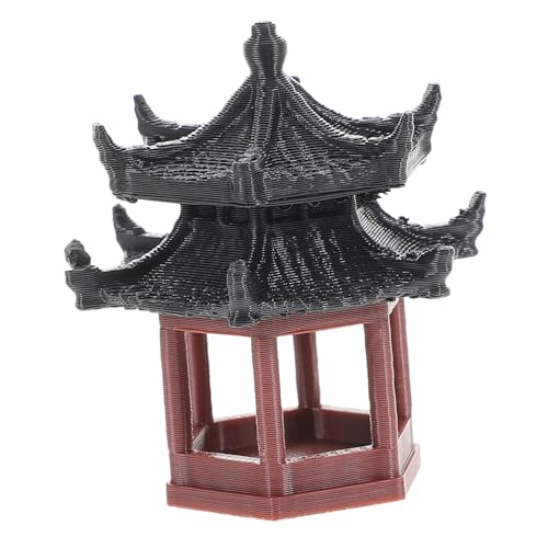ERINGOGO Miniatur Japanischer Garten Pavillon Sechseckige Bonsai Figurine Für Aquarien Und Mikrolandschaften Traditionelle Asiatische Architektur Deko Für Gärten Und Terrarien ERINGOGO Miniatur Japanischer Garten Pavillon Sechseckige Bonsai Figurine Für Aquarien Und Mikrolandschaften Traditionelle Asiatische Architektur Deko Für Gärten Und Terrarien von ERINGOGO