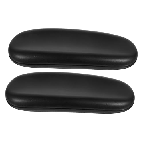 ERINGOGO Bürostuhl Armlehnenpolster PU Teiliges Set Robust Einfach zu Montieren Ergonomisch Geformt Kompatibel mit Gängigen Drehstühlen für Büro Gaming und Heimgebrauch von ERINGOGO