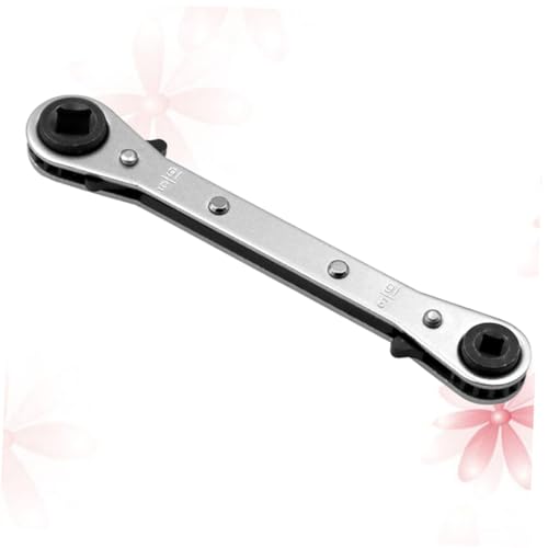ERINGOGO Doppelkopf Ratschen schraubenschlüssel Verstellbar Umkehrbar für Kfz reparatur Klimaanlagen Kompressoren Zugänglichkeit Schraubenschlüssel Handwerkzeug Silber ERINGOGO Doppelkopf Ratschen schraubenschlüssel Verstellbar Umkehrbar für Kfz reparatur Klimaanlagen Kompressoren Zugänglichkeit Schraubenschlüssel Handwerkzeug Silber von ERINGOGO