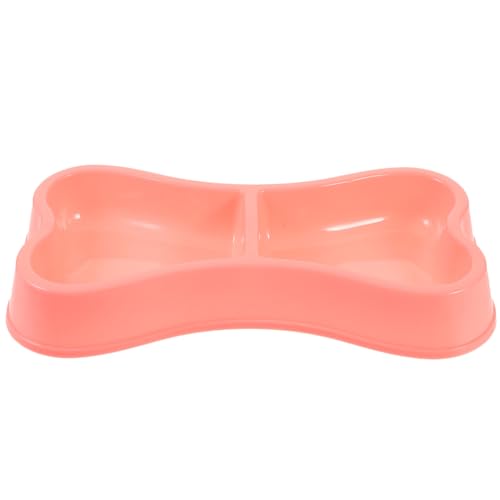 ERINGOGO Doppelschale Futternapf für Kleine Hunde und Katzen aus Bpa Freiem Kunststoff Knochenform Design rutschfest Leicht zu Reinigen für Welpen und Kätzchen Futter und Wasser ERINGOGO Doppelschale Futternapf für Kleine Hunde und Katzen aus Bpa Freiem Kunststoff Knochenform Design rutschfest Leicht zu Reinigen für Welpen und Kätzchen Futter und Wasser von ERINGOGO