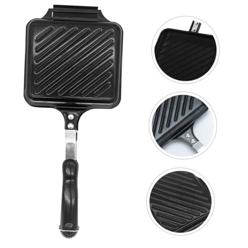 ERINGOGO Doppelseitige Sandwich Baking Pfanne Antihaftbeschichtet Ergonomischer Griff Einfach zu Wenden Für Frühstück und Snacks Küchenzubehör ERINGOGO Doppelseitige Sandwich Baking Pfanne Antihaftbeschichtet Ergonomischer Griff Einfach zu Wenden Für Frühstück und Snacks Küchenzubehör von ERINGOGO