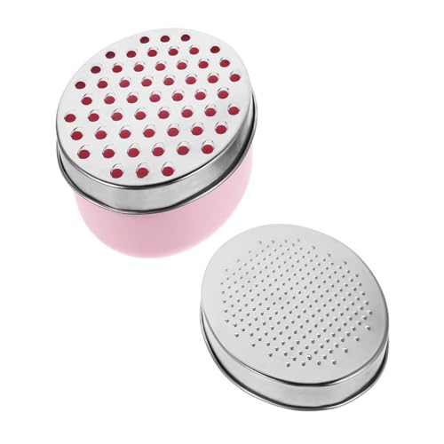 ERINGOGO Doppelseitiger Edelstahl Gemüseschneider mit Ergonomischem Griff Feiner und Gleichmäßiger Käse Kartoffelreibe mit Aufbewahrungsbox für Vielseitiges Küchenzubereiten von ERINGOGO