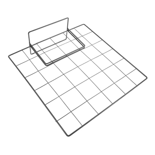 ERINGOGO Drahtgitter Display Regal Tisch Organizer für Kindergarten Kunstwerke Marktstand Fotoaufhängung Minimalistisches Tragbares Gitter Wanddeko von ERINGOGO