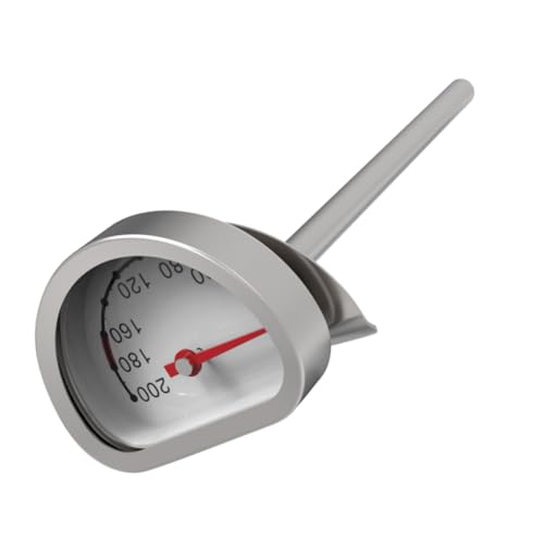 ERINGOGO Edelstahl Öltemperaturmesser Küchenthermometer Hitzebeständig Robust mit Halterung für Fritteuse Grill Bbq Vielseitig Einsetzbar von ERINGOGO