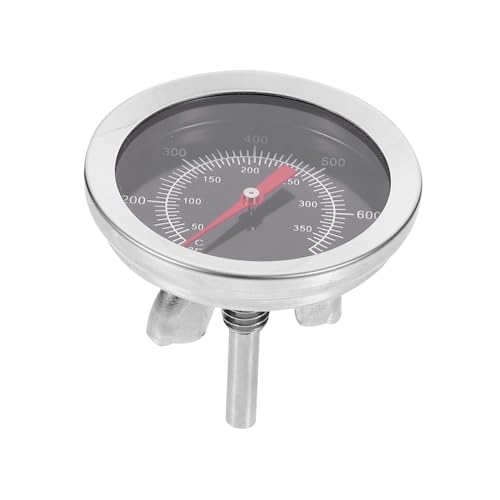 ERINGOGO Edelstahl Ofenthermometer mit Großem Präzise Temperaturmessung für Backofen und Grill Langlebig Vielseitig für Fleisch und Backwaren Einfache Ablesung in Weißer Verpackung von ERINGOGO