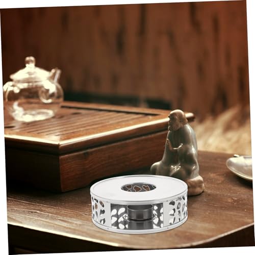 ERINGOGO Edelstahl Teewärmer mit Kerzenhalter Teekannen Heizbasis für Zuhause und Multifunktionaler Milch Kaffee wärmer Leicht Tragbar Hitzebeständig und Einfach zu Reinigen ERINGOGO Edelstahl Teewärmer mit Kerzenhalter Teekannen Heizbasis für Zuhause und Multifunktionaler Milch Kaffee wärmer Leicht Tragbar Hitzebeständig und Einfach zu Reinigen von ERINGOGO