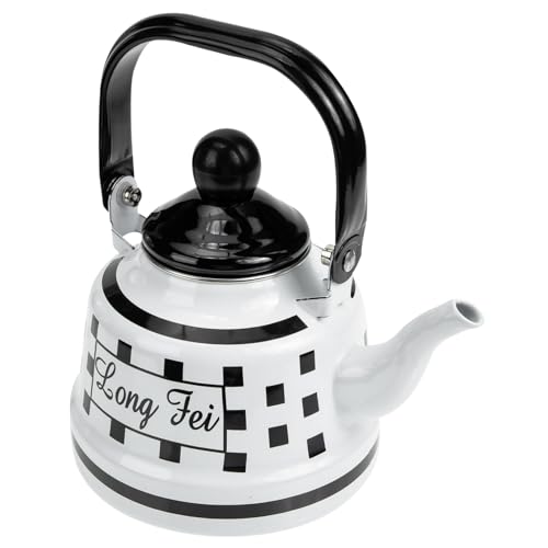 ERINGOGO Emaille Wasserkocher Retro Stil mit Stahlgriff Hitzebeständig und Lebensmittelecht Haushalt Teekessel für Kaffee und Tee Kompatibel mit Induktionsherd und Gasherd Sicherer Griff ERINGOGO Emaille Wasserkocher Retro Stil mit Stahlgriff Hitzebeständig und Lebensmittelecht Haushalt Teekessel für Kaffee und Tee Kompatibel mit Induktionsherd und Gasherd Sicherer Griff von ERINGOGO