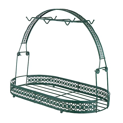 ERINGOGO Europäischer Kaffeetassenhalter aus Grüner Becherständer Stabiler Organizer für Kaffee und Teegeschirr Dekoratives Regal für Kaffeetassen und Teeset ERINGOGO Europäischer Kaffeetassenhalter aus Grüner Becherständer Stabiler Organizer für Kaffee und Teegeschirr Dekoratives Regal für Kaffeetassen und Teeset von ERINGOGO
