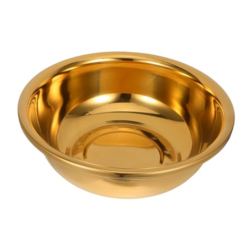 ERINGOGO Extra Große Dickwandige Edelstahl Schüssel für Küche Multifunktionales Waschbecken und Rührschüssel Stapelbar für Gemüse Teig Obst und Vielseitige Küchenanwendungen in Gold ERINGOGO Extra Große Dickwandige Edelstahl Schüssel für Küche Multifunktionales Waschbecken und Rührschüssel Stapelbar für Gemüse Teig Obst und Vielseitige Küchenanwendungen in Gold von ERINGOGO