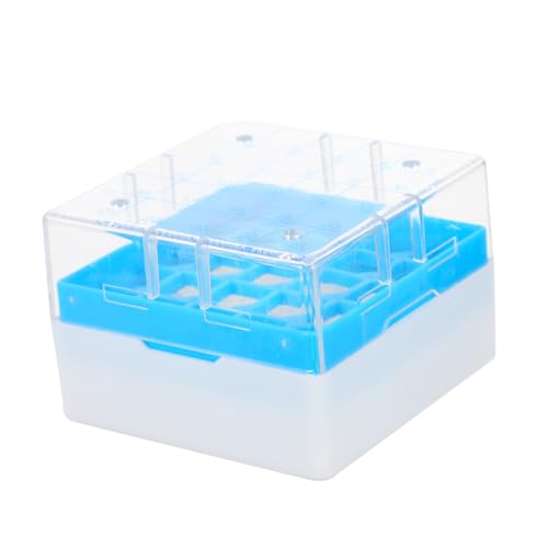 ERINGOGO Fach-kunststoffbox Für Gefrier-zentrifugenröhrchen Aufbewahrungsbox Für Kryoröhrchen Transparentes Doppeltes Alphanumerisches Raster Verschließbare Box Für Laborproben ERINGOGO Fach-kunststoffbox Für Gefrier-zentrifugenröhrchen Aufbewahrungsbox Für Kryoröhrchen Transparentes Doppeltes Alphanumerisches Raster Verschließbare Box Für Laborproben von ERINGOGO