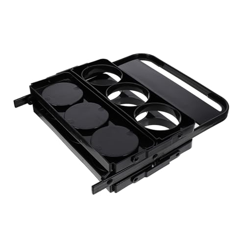 ERINGOGO Faltbarer Bierträger aus Robustem PP Material Flaschen Flaschenkorb Wasserfest und Langlebig Tragbarer Weinhalter für Bar und Restaurant Schwarzer Bierflaschenhalter mit Griff von ERINGOGO