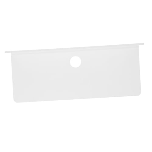 ERINGOGO Förmiges Wandmontiertes Acrylregal ohne Bohren Schwimmendes Eckregal mit Hoher Tragfähigkeit Stabiles Leichtes Wandboard für Schlafzimmer Badezimmer und Küche Weißes von ERINGOGO