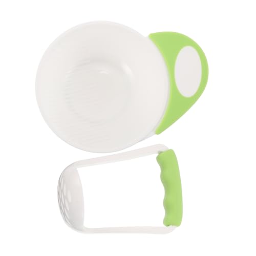 ERINGOGO Food Masher Bowl mit Rutschfester Basis Frei Leicht zu Reinigen Tragbar für Babynahrungspüree Teilig Geeignet für Unterwegs und Haushalt von ERINGOGO