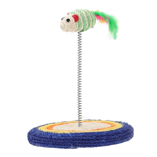 ERINGOGO Funny Cat Scratching Board Interactive Cat Toy for Paw Care Durable and Material Design for Cat Engagement for Relaxation and Scratch Training von ERINGOGO