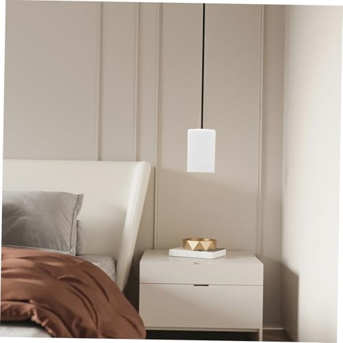 ERINGOGO Glas Lampenschirm Quadratisch Mattiert für Pendelleuchte Ersatz Lampenschirm Öffnung Robustes Design Vielseitig für Wohnzimmer Schlafzimmer Natürlicher Look Schützendes Licht von ERINGOGO