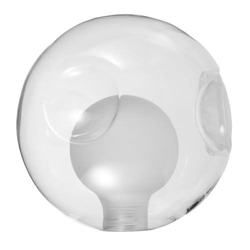 ERINGOGO Glas Globe Lampenschirm Ersatz Runder Lampenschirm Für Leuchten Beleuchtungsabdeckung Für Deckenleuchter Wandleuchten Schminktischlampen Nachttischlampen von ERINGOGO