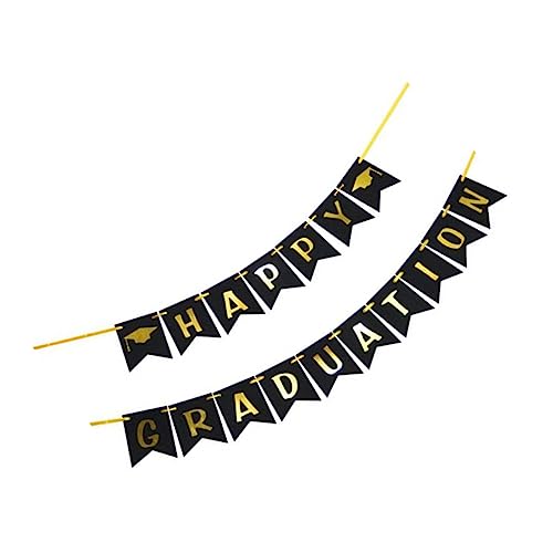 ERINGOGO Graduation Party Banner Hängende Dekoration Abschlussfeier Party Ornament Fotorequisit Schulabschluss Abschlussfeier Dekoration für Klassenzimmer und Feier von ERINGOGO