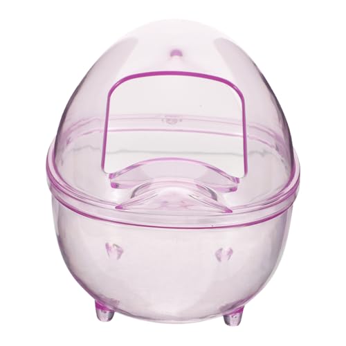 ERINGOGO Hamster Sandbad Sandkasten Sandbox für Kleine Haustiere Langlebiges Hamster Badezimmer mit Offenem Design Einfache Reinigung Geeignet für Zwerghamster Chinchillas und Kleintiere von ERINGOGO
