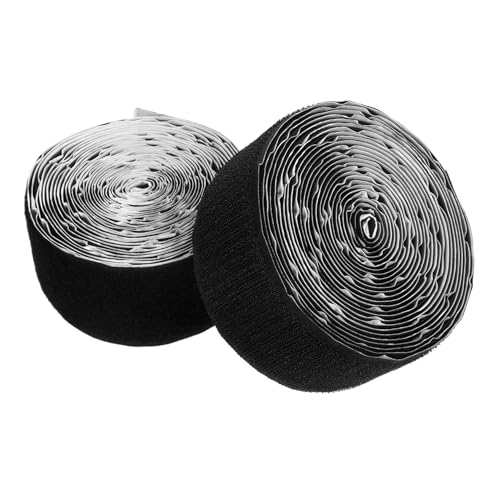 ERINGOGO Heavy Duty Klettband mit Selbstklebender Rückseite Doppelseitiger Industrieklettverschluss für Metall und Glatte Oberflächen Wiederverwendbar Verstellbar Starke Haftung für Innen von ERINGOGO