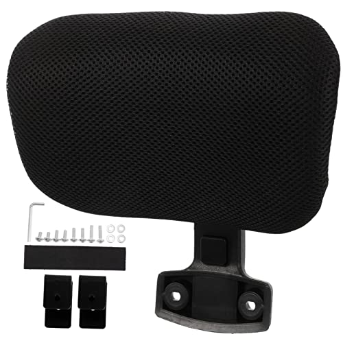 ERINGOGO Höhenverstellbare Bürostuhl Kopfstütze mit Atmungsaktivem Mesh Ergonomisches Nackenstützkissen für Computerstuhl Einfache Nachrüstung und Nackenschonung Schwarz Clips ERINGOGO Höhenverstellbare Bürostuhl Kopfstütze mit Atmungsaktivem Mesh Ergonomisches Nackenstützkissen für Computerstuhl Einfache Nachrüstung und Nackenschonung Schwarz Clips von ERINGOGO